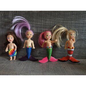 Wild Republic - Wee Lil' Keepers LORELEI Mermaid & Doll Swimming Lot Pool  257a
